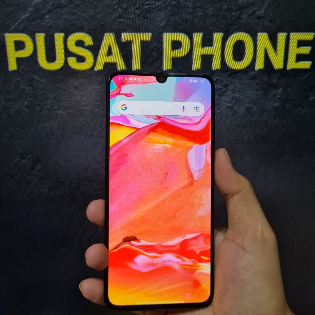 lcd samsung a70 original copotan