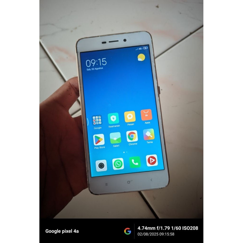 hp second murah 200 ribuan layak pake (redmi 4a)mulus no minus
