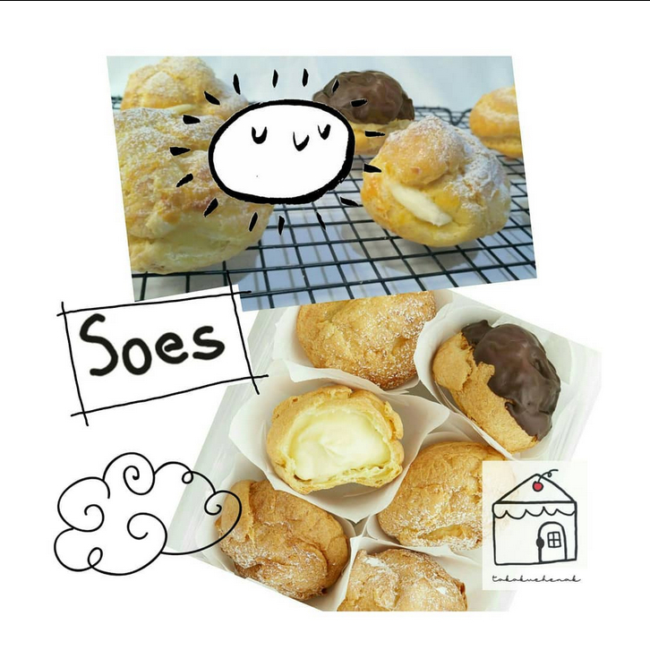 

Soes Enak Cream Puffs Choux Cream
