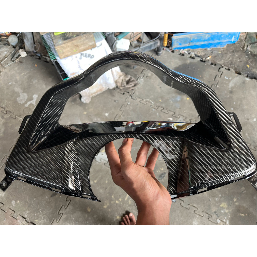 cover spedometer Pcx Cbu carbon kevlar