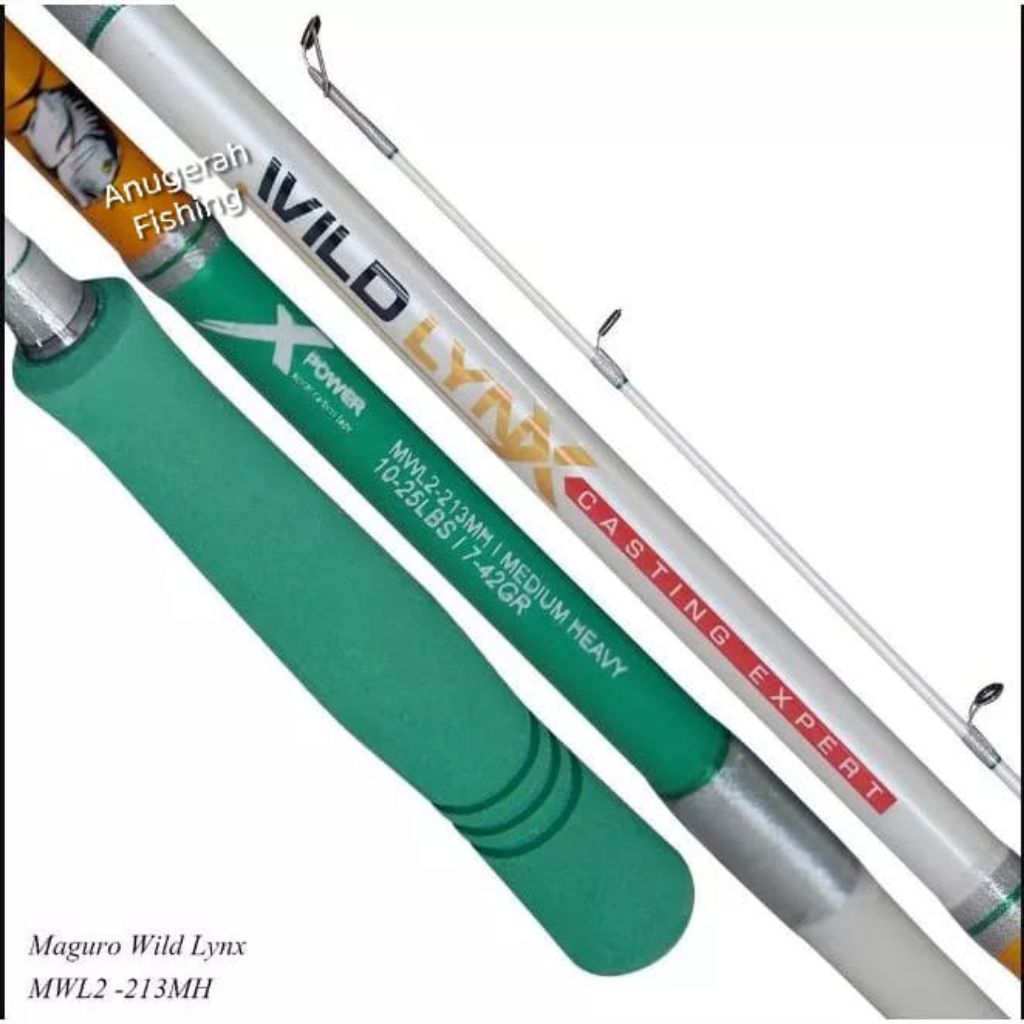 Joran MAGURO WILD LYNX | Ring Fuji | 182 213cm | 10 s/d 25lbs | Casting | Popping | Joran Dasaran | 