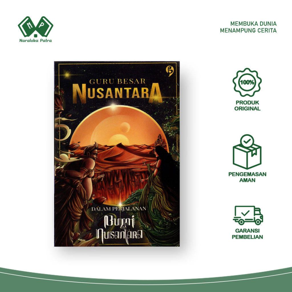 Buku Novel Guru Besar Nusantara - Bumi Nusantara - Gagasmedia - Gratis Biaya Packing