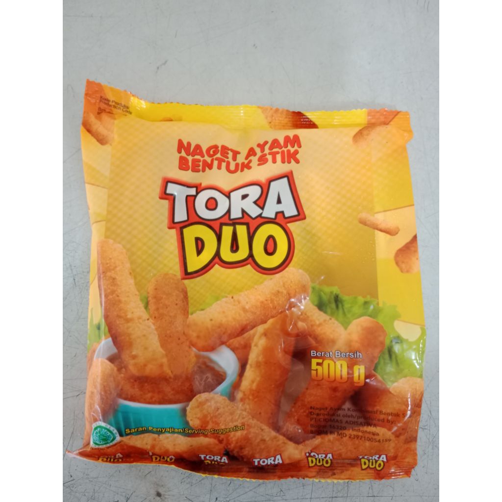 Naget ayam bentuk stik Tora Duo
