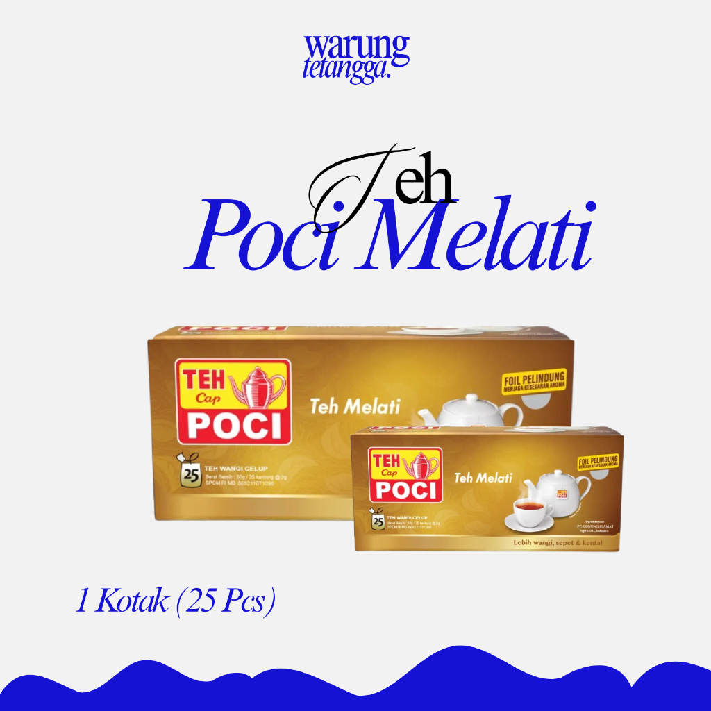 

TEH POCI MELATI 1 KOTAK ISI 25