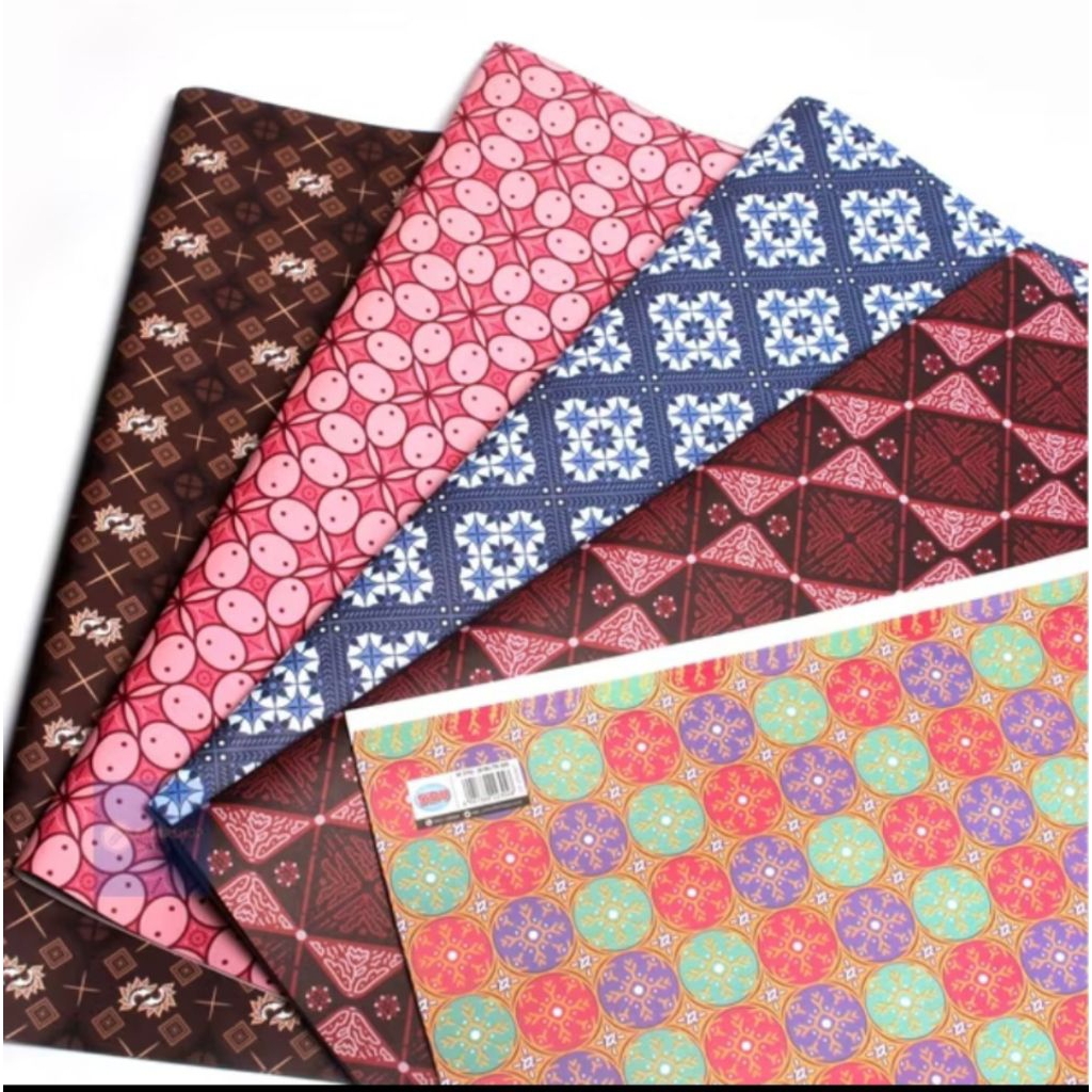 

(PACK=50LBR) KERTAS KADO SIDU GLOSSY MOTIF BATIK FANCY DAN BUNGA