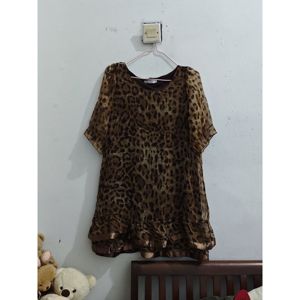 dress leopard umpak vintage Altbeny
