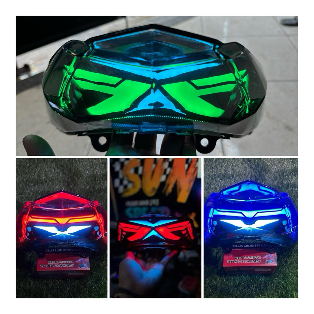 Lampu belakang stoplamp modif lazy Vario led old Vario 125/150 led lama