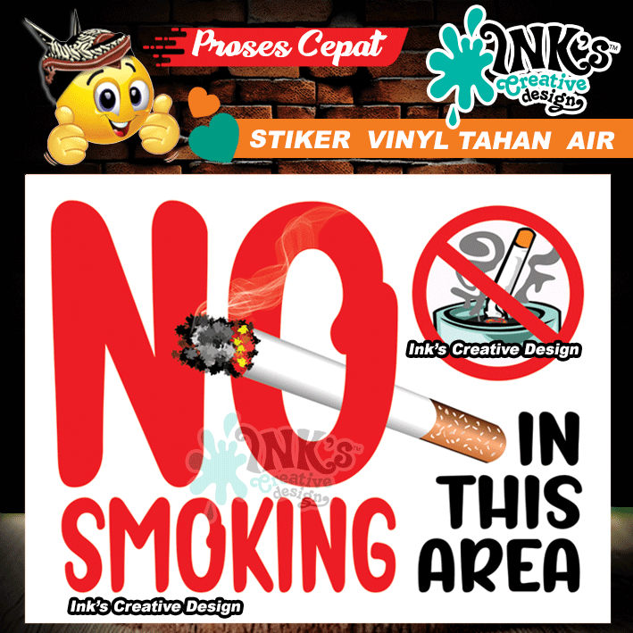 

Stiker NO SMOKING - Dilarang Merokok - Jagalah kesehatan
