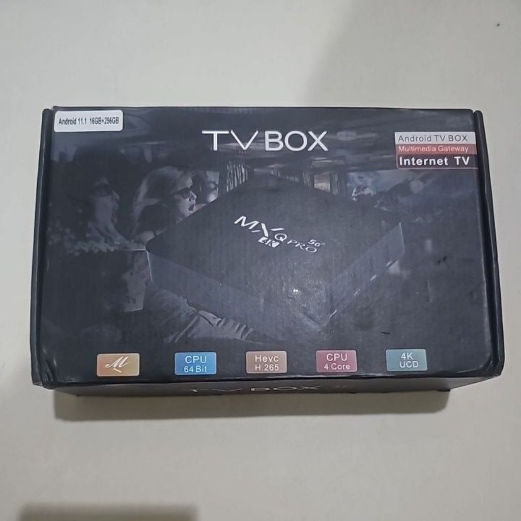 Android TV Box MXQ Pro 5G Support 4K Full HD - 16 GB + 256 GB (PRELOVED NEW BELUM PERNAH DIPAKAI)