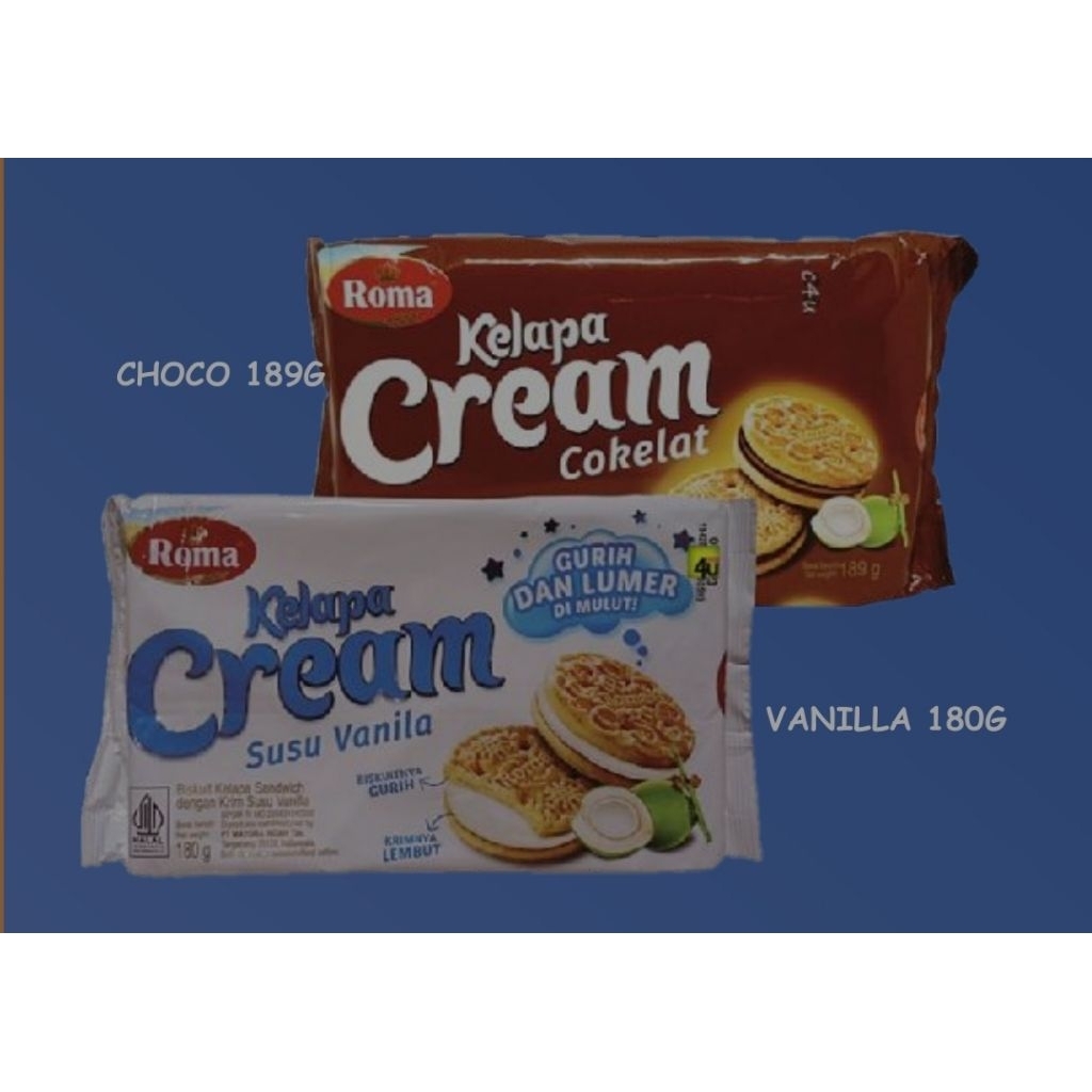 

roma kelapa cream family pack coklat vanilla