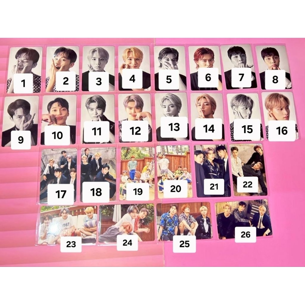 [READY STOCK] PC PHOTOCARD NCT 127 DICON 2020 2019 MARK JUNGWOO YUTA JHONNY DOYOUNG JAEHYUN HAECHAN 