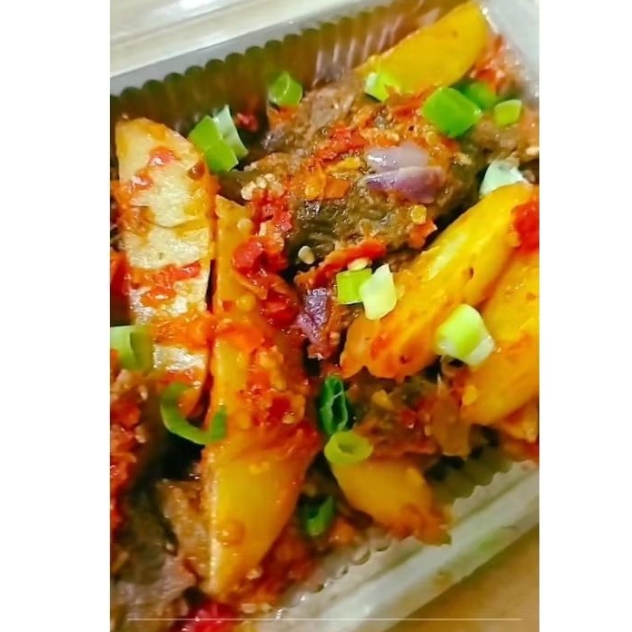 

Dendeng balado kentang