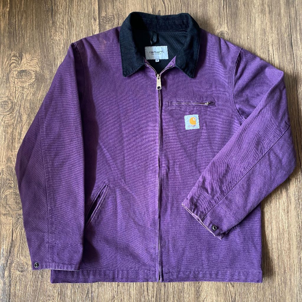 Jacket Carhartt Detroit Wip Purple Vtg Vintage 90s Second
