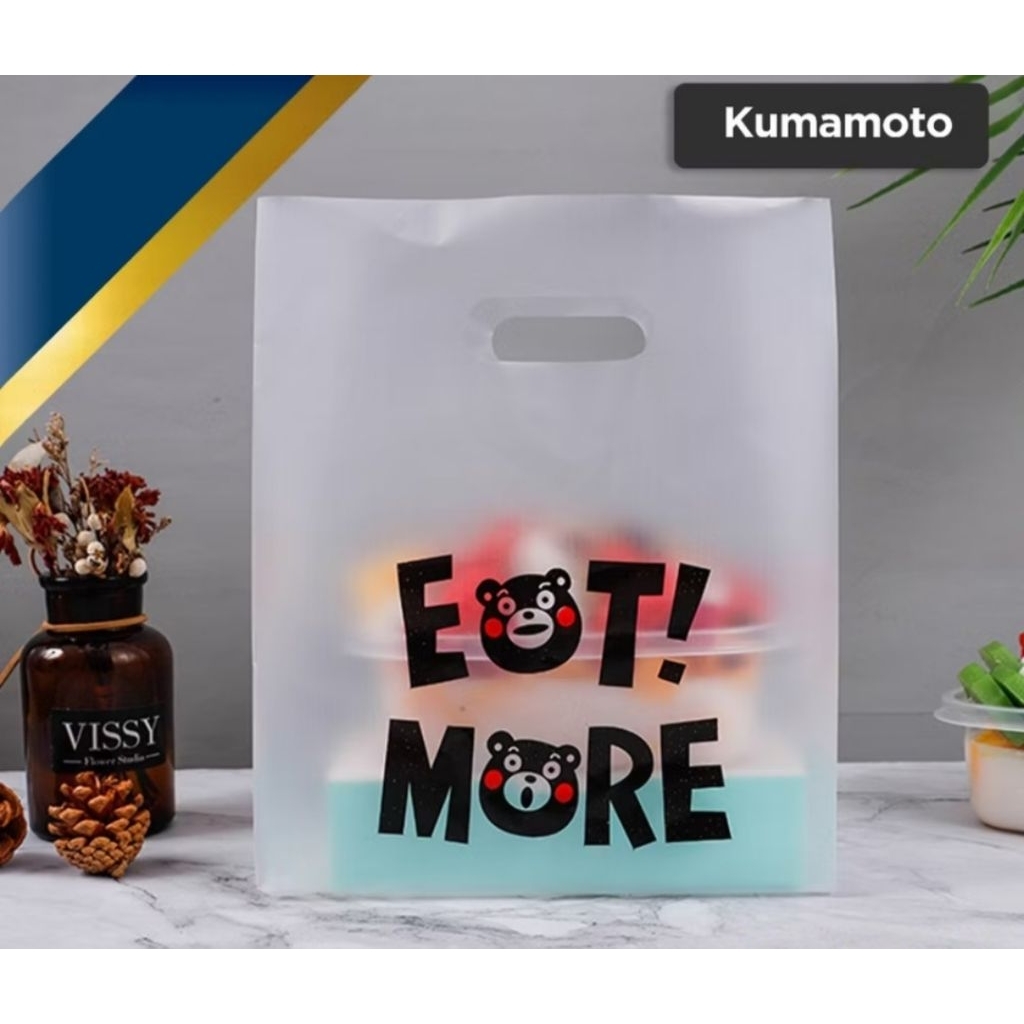 

(10 lembar) Kantong Plastik Donat Jinjing Kantong Plastik Dus Brownies Donat Kantong Plastik Untuk Bento Kresek Jinjing Untuk Dus Donat Brownis Kresek Doff Jinjing Kresek Doff Tebal Untuk Dus Brownis