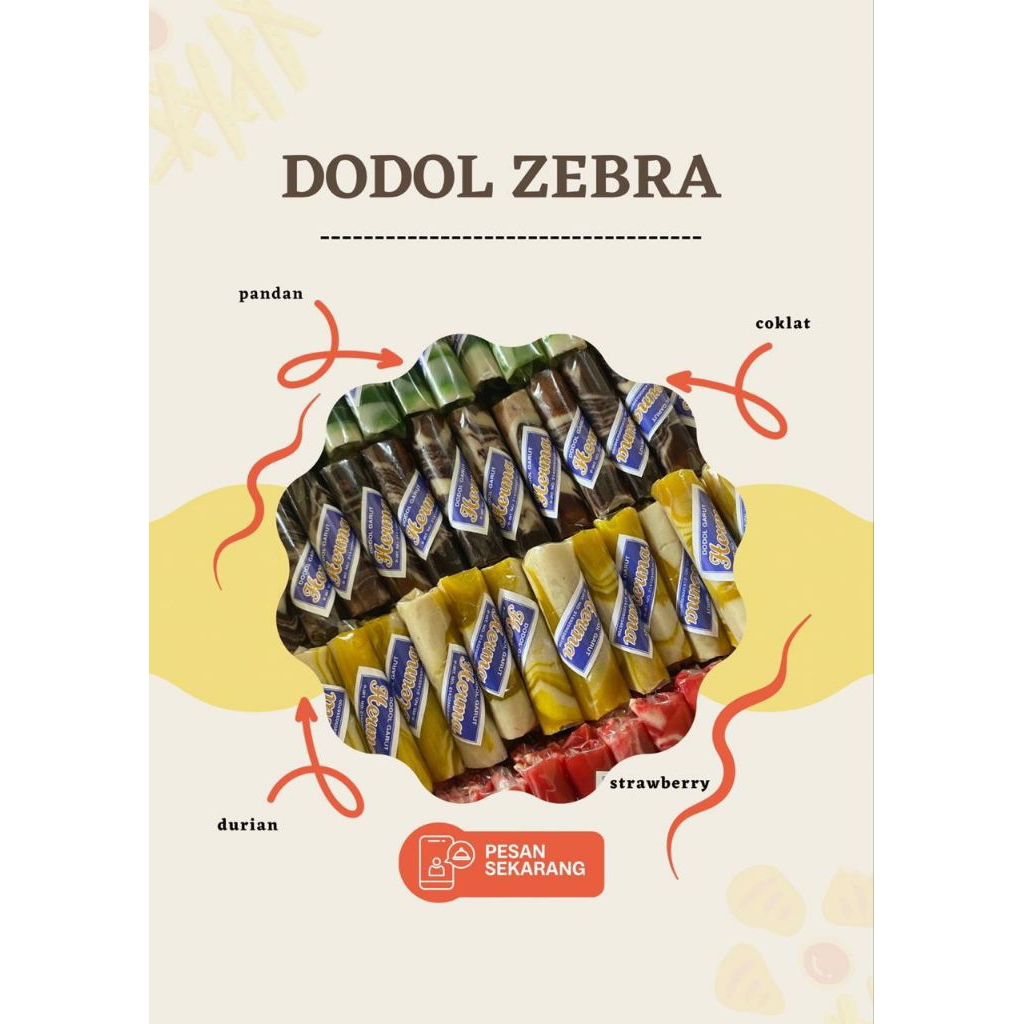Dodol garut ORI | Dodol zebra merek HERMA 500gram