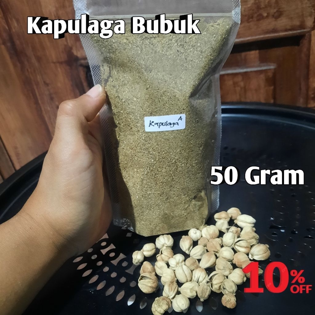 

Kapulaga Kering 50gr | Kapol Bubuk Halus Mudah Larut | Bumbu Masak Praktis