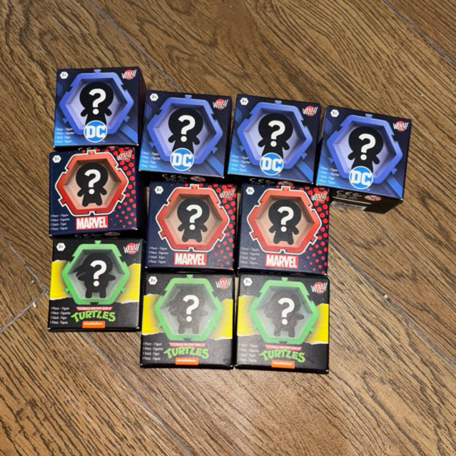 NANO PODS DC, MARVEL, NINJA TURTLES