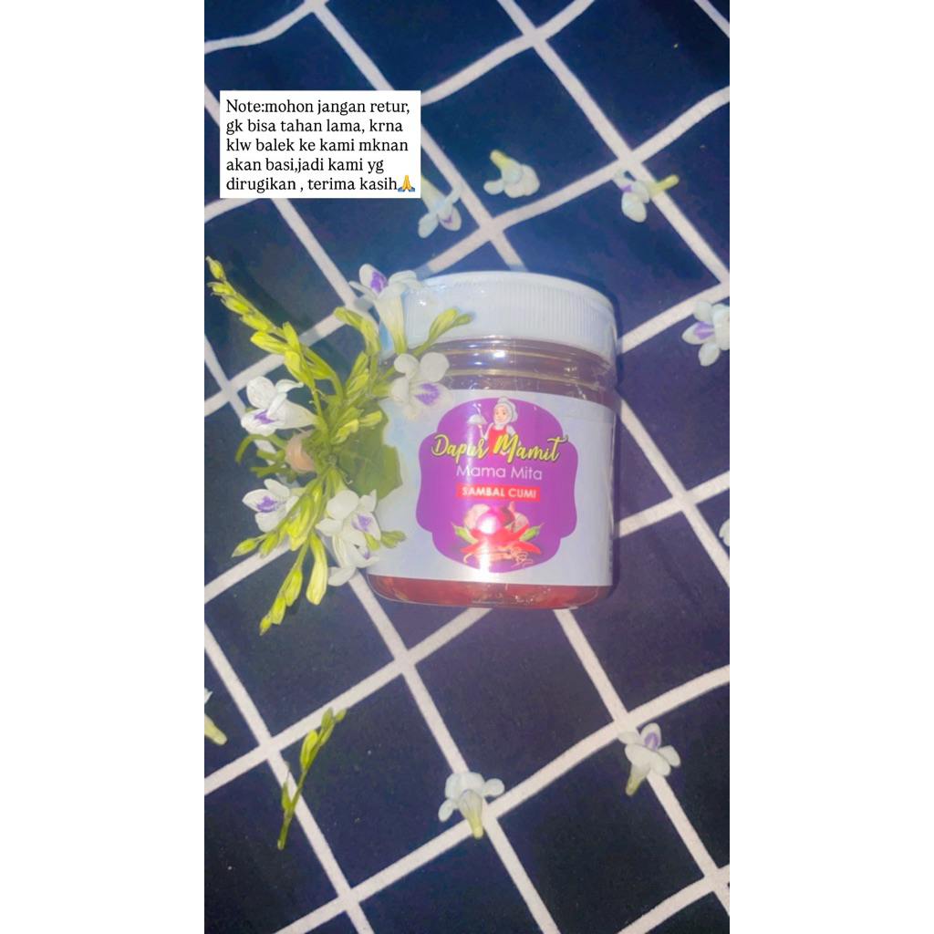 

Dapur Mamit/ Baby cumi sambal ijo