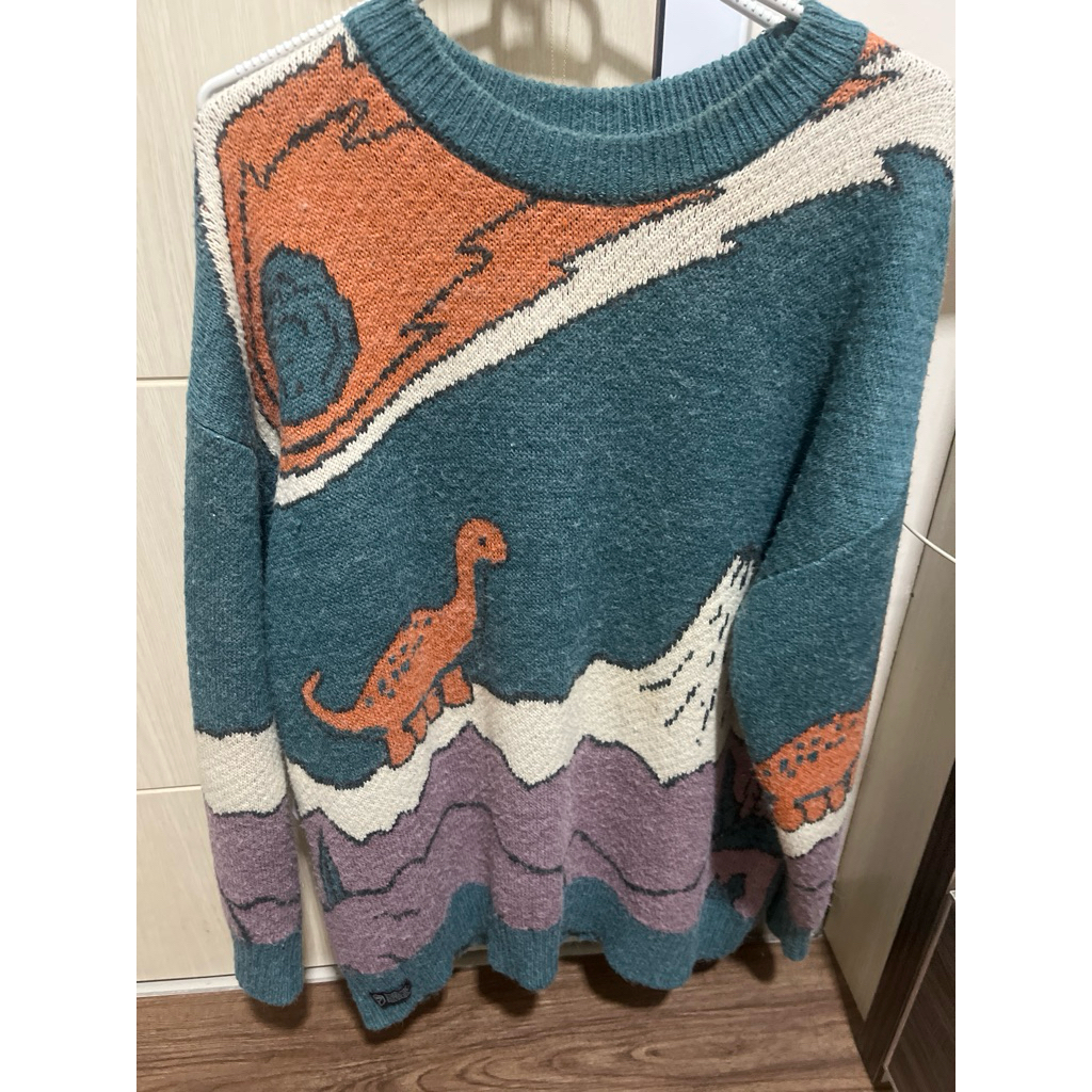 Onpoint Streetwear Dinosaur Green Sweater