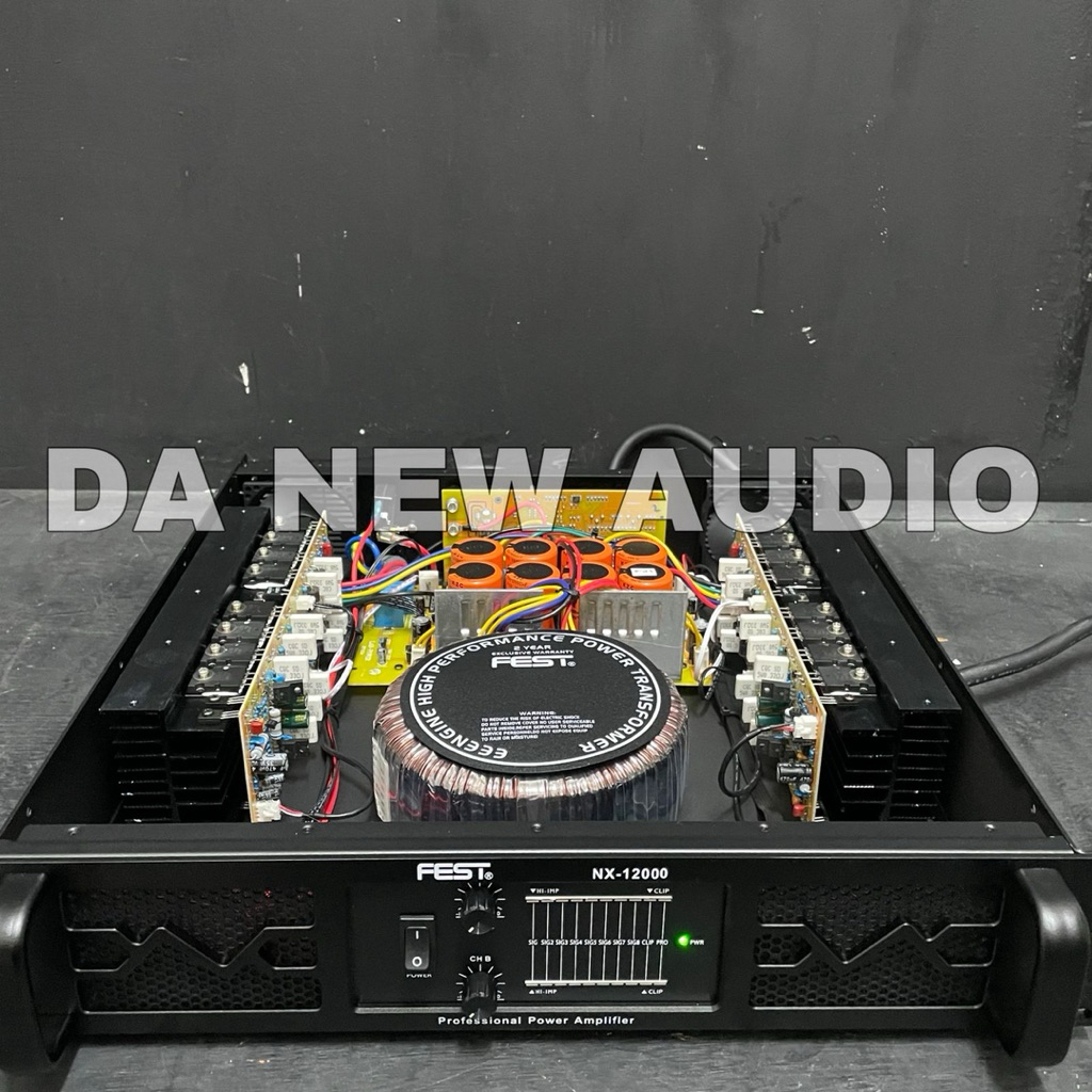 power amplifier fest nx 12000 original 2 channel NX12000 FEST