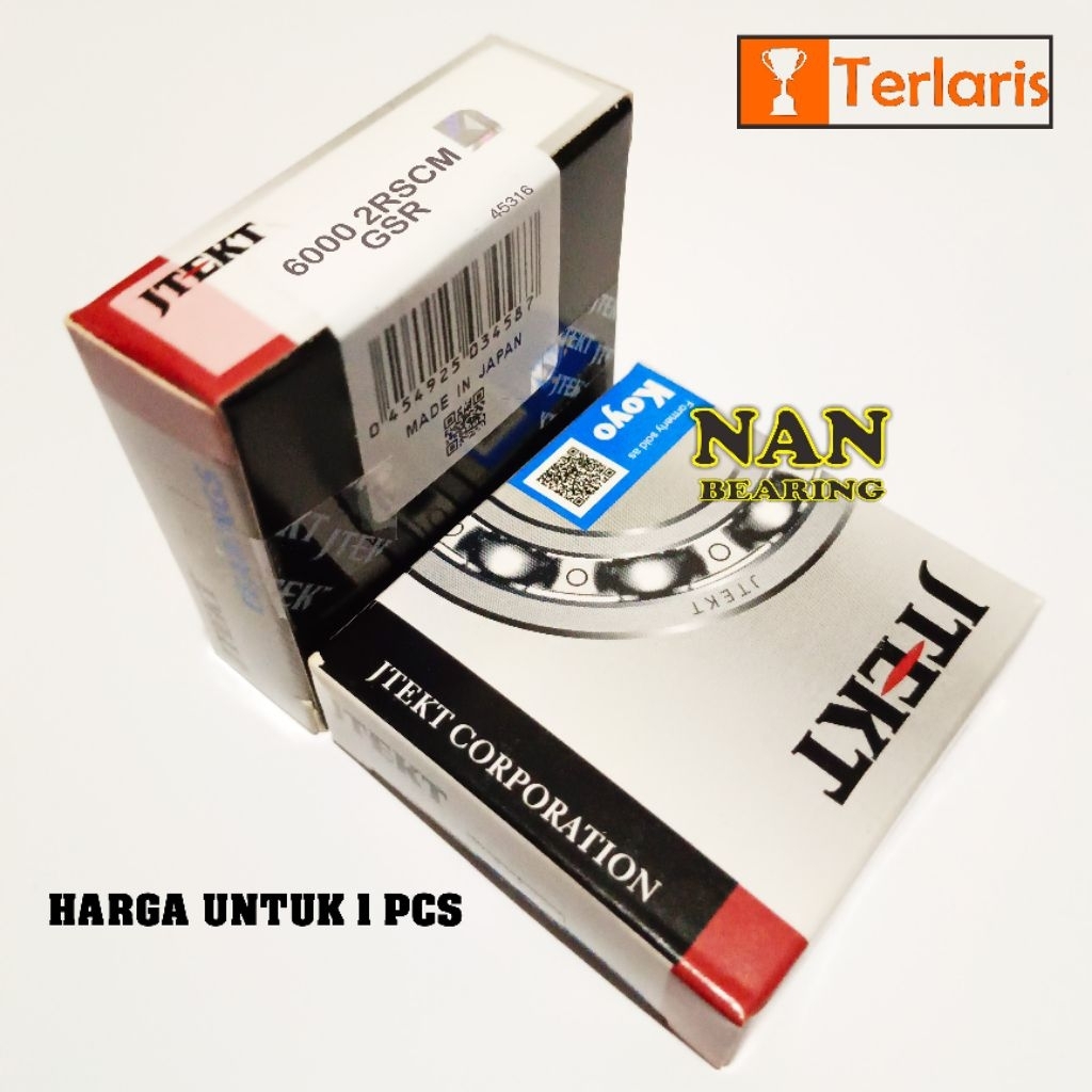 BEARING 6000 2RS RS KOYO JTEKT