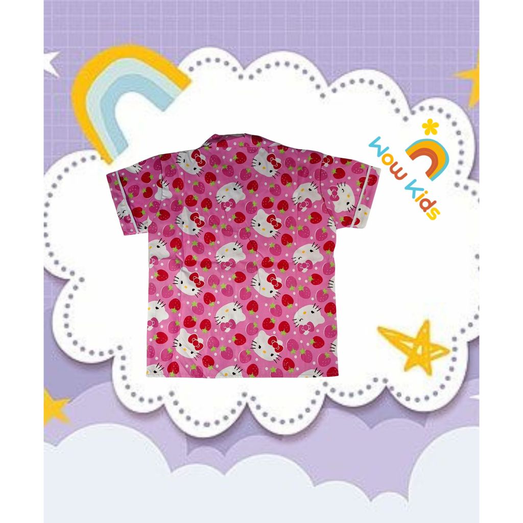 BAJU TIDUR ANAK ANAK KARAKTER HELLO KITTY