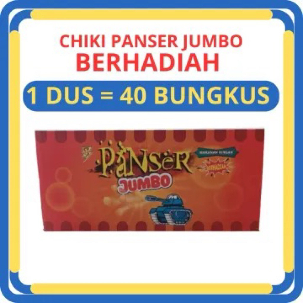 

chiki panser 2.000 berhadiah 1 dus isi 40pcs