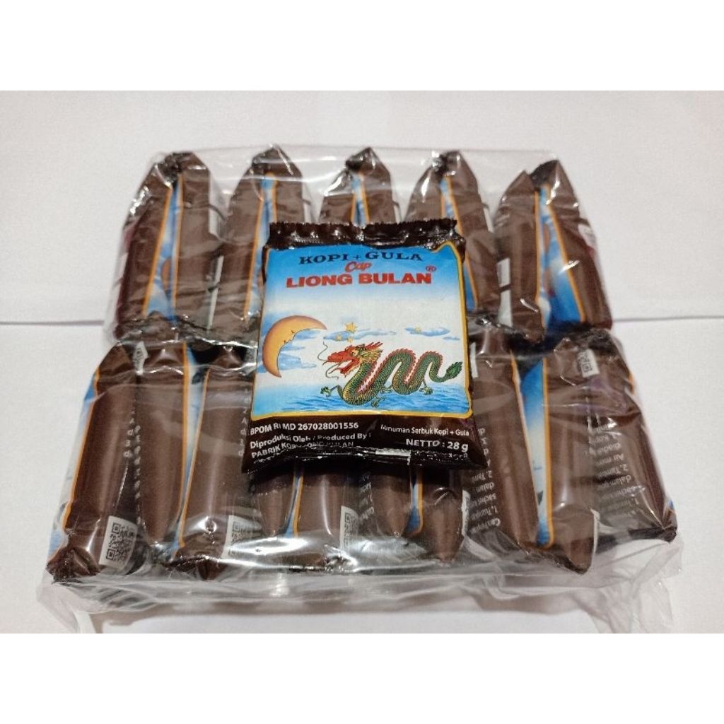 

Kopi + gula cap liong bulan isi 5 pcs / kopi liong bulan khas bogor