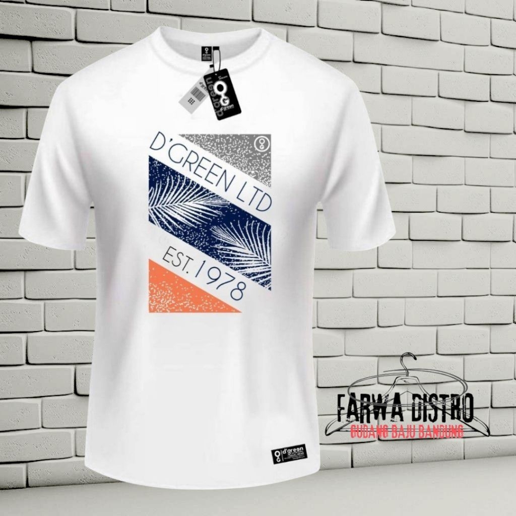 GUDANG KAOS BANDUNG D'Green Original 100%Premium
