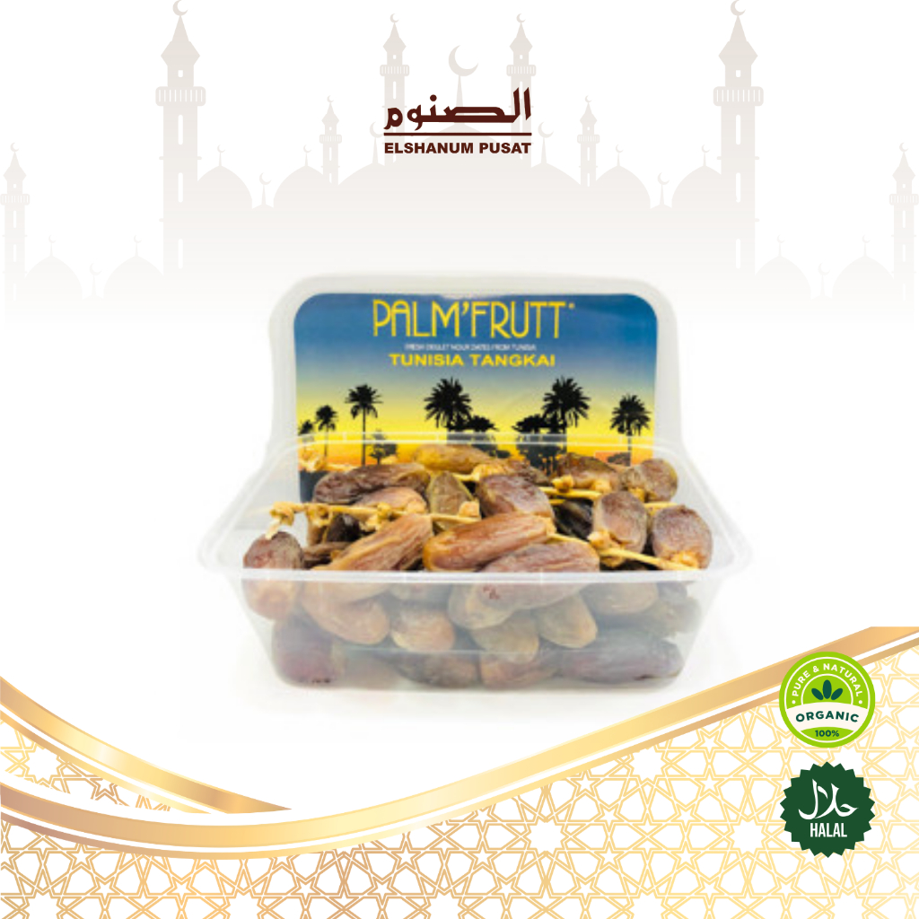 

Kurma Palm Frutt Premium 1kg kemasan Toples - Kurma Tunisia Palm Frutt - Elshanum