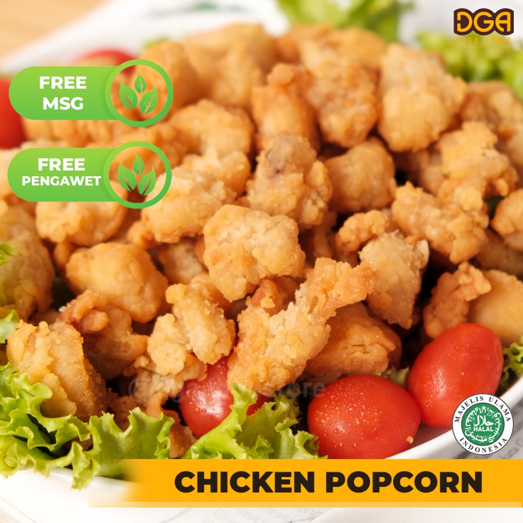 

Chicken Pop Corn Tepung Crispy Non MSG Non Pengawet / Chicken Pop