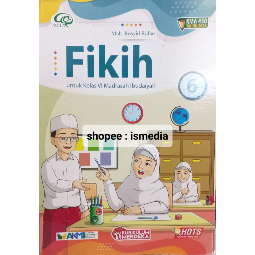 Buku Fikih Aqila kelas 1 2 3 4 5 6 MI penerbit Tiga Serangkai
