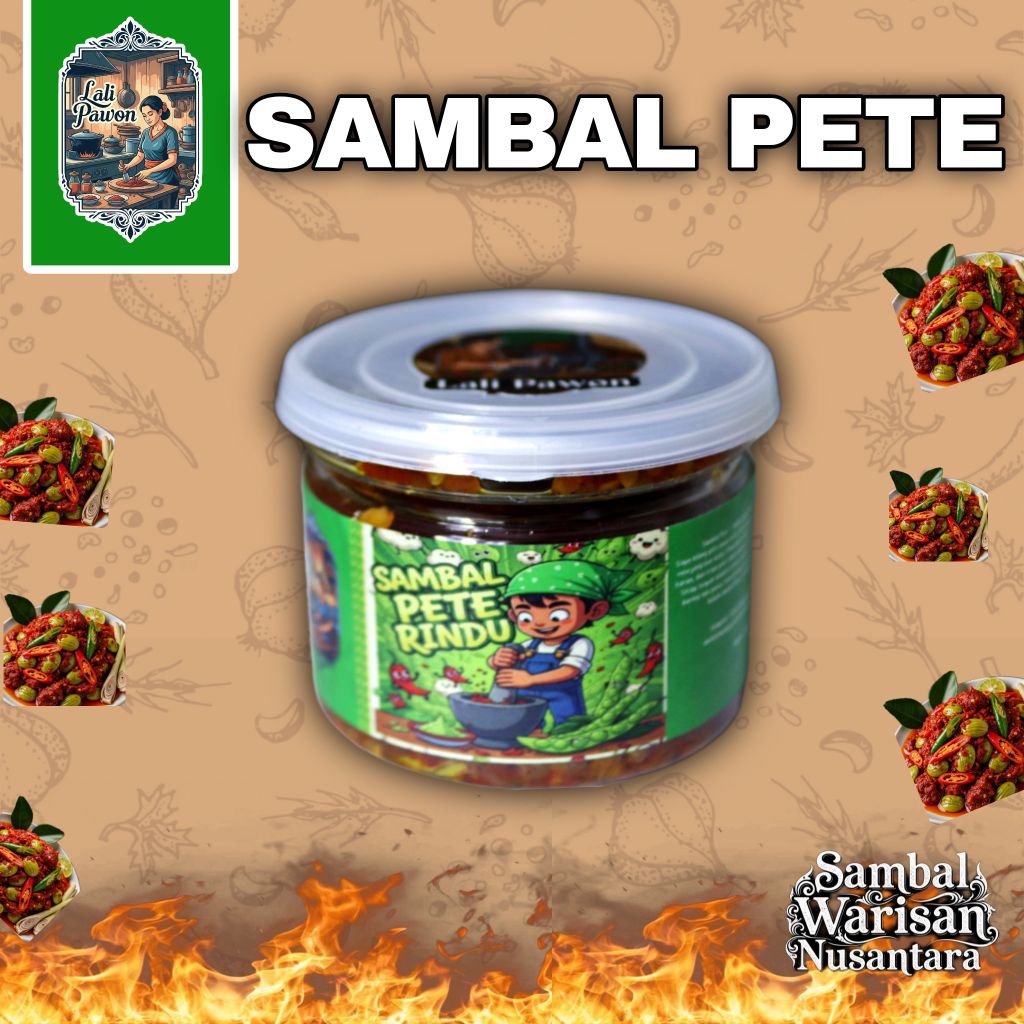 

Sambal Pete Homemade Khas Lali Pawon-Sambal Asli Rumahan