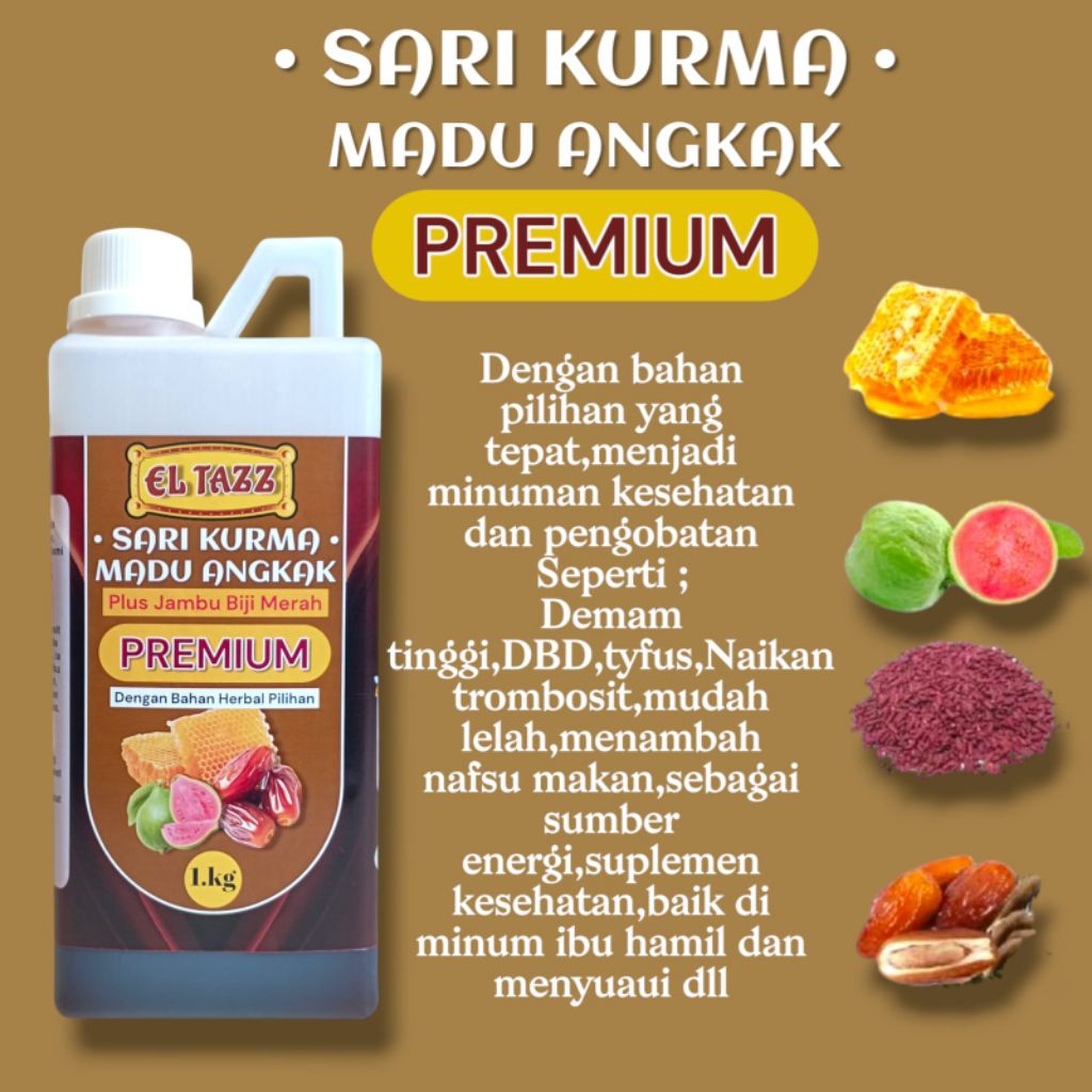 

Sari Kurma Madu Angkak Premium 1Kg