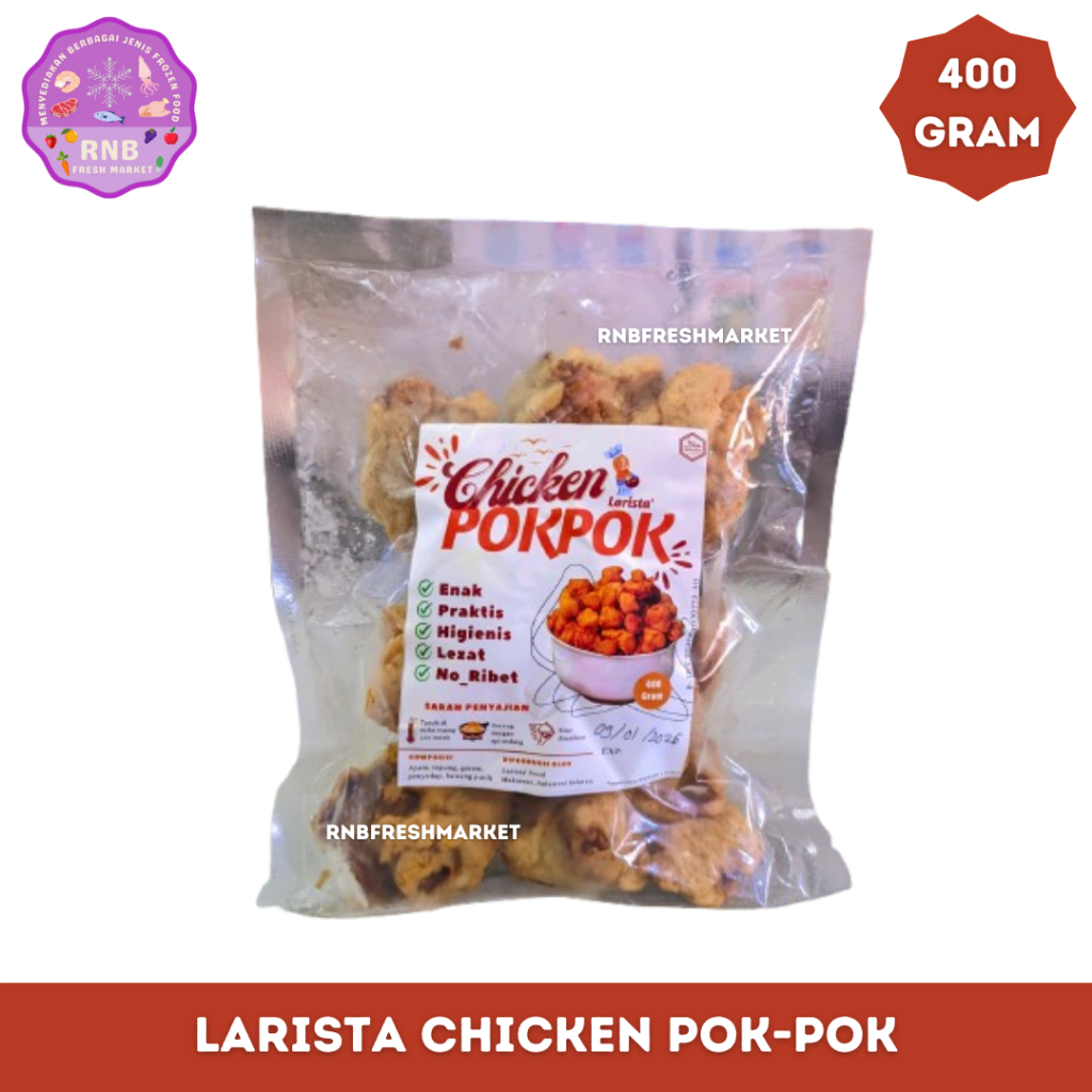 

Larista Chicken Pok-Pok Netto 400 Gram