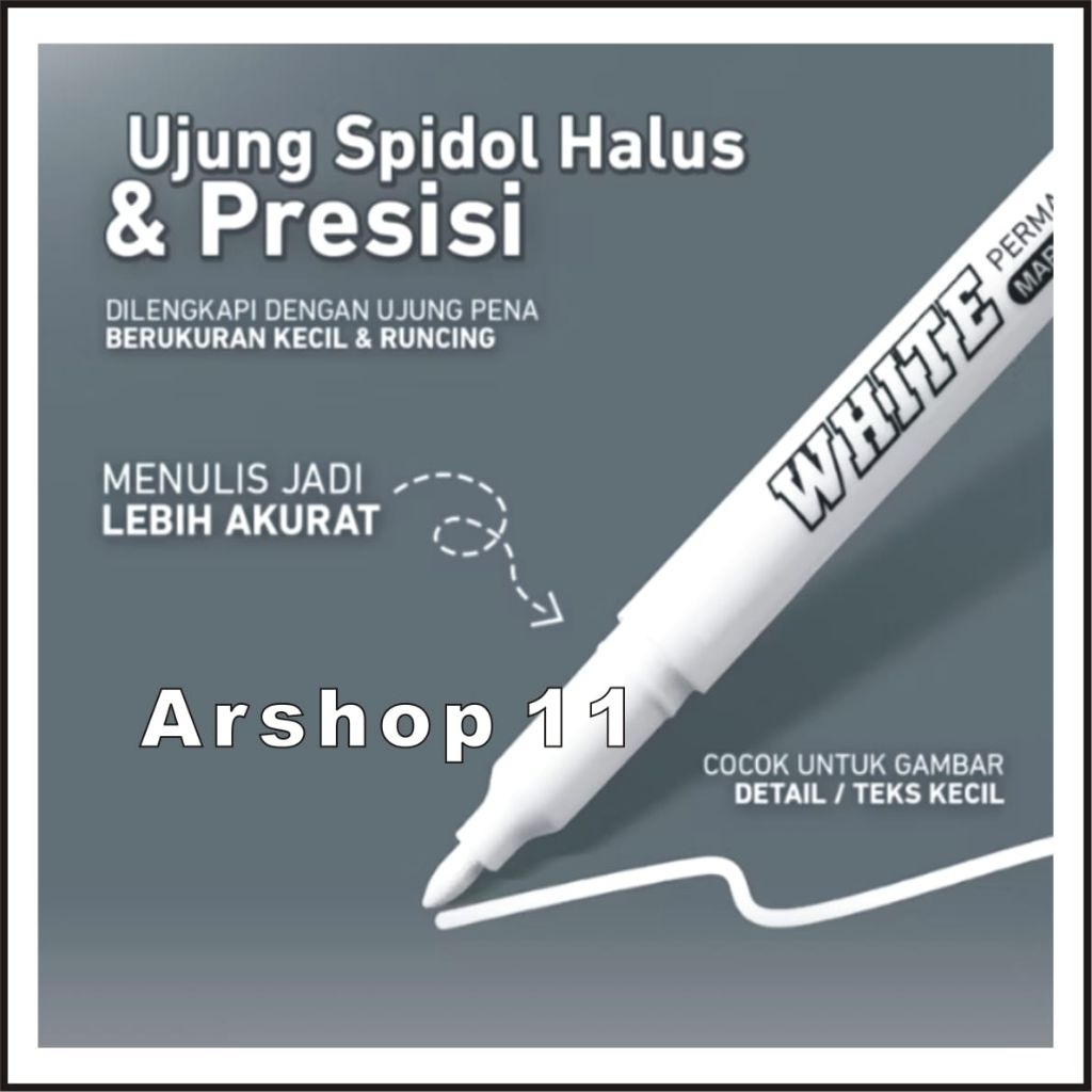 

Spidol Permanent , Spidol Anti Air , Pulpen Spidol Putih