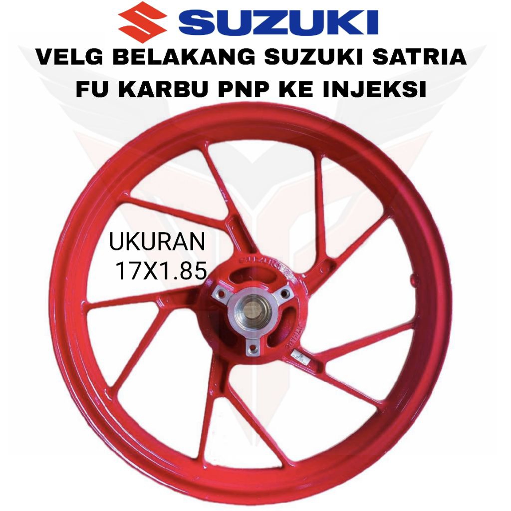 Velg Velk Pelek Belakang Suzuki Satria Fu Fi 150 Original Asli
