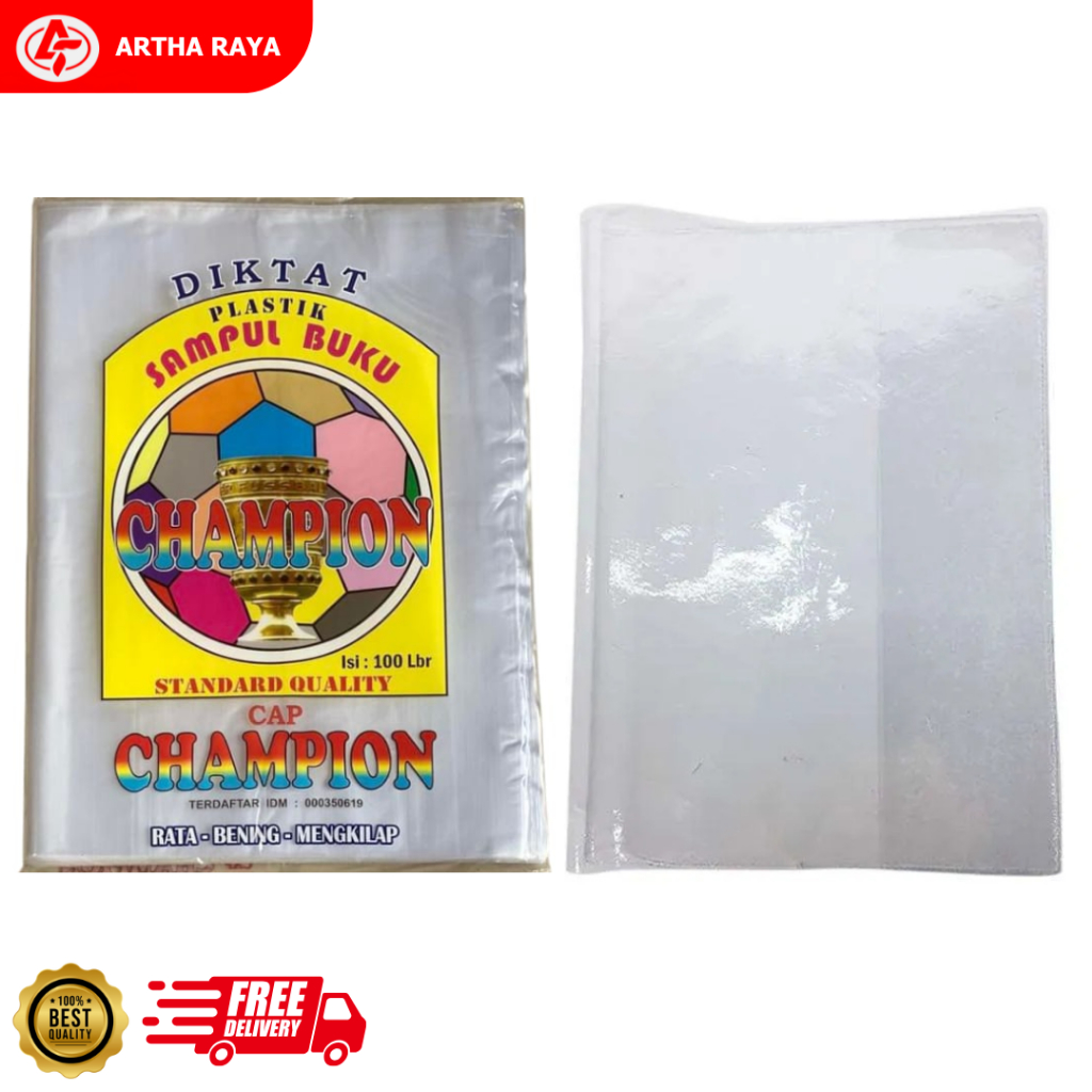 

Sampul Plastik Bening Champion Ukuran Diktat [1 PCS]