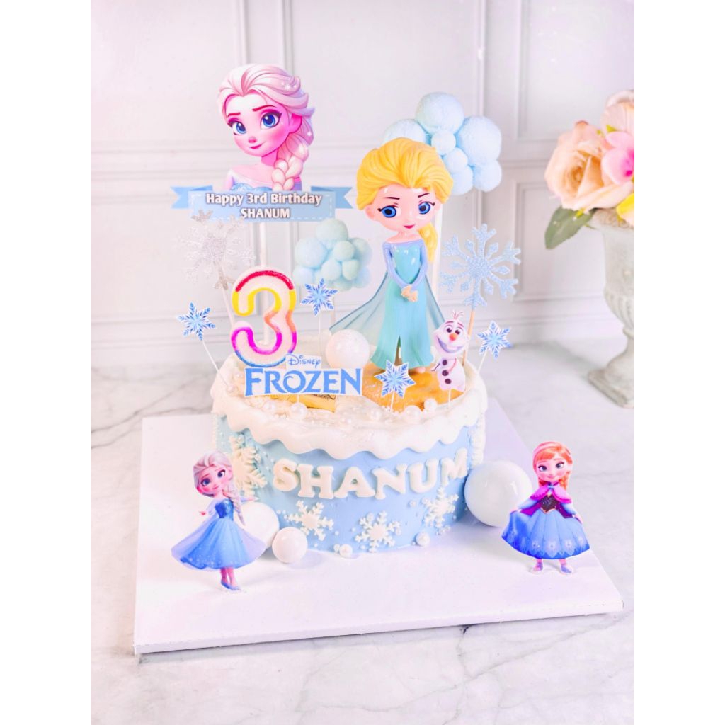 

kue ulang tahun anak birthday Frozen cake