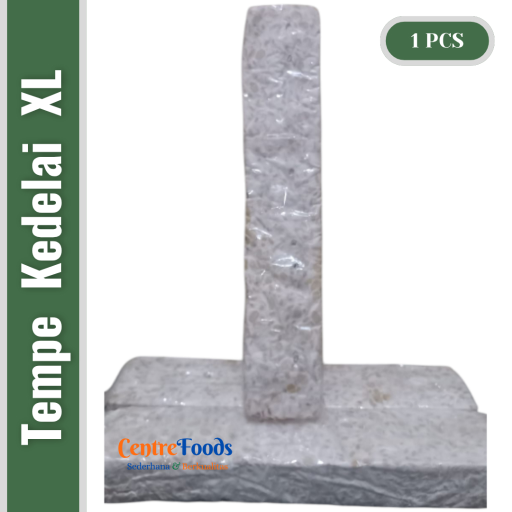

Tempe Kedelai Segar - Tempe Utuh Panjang Fresh | Size - XL [ Harga Per PCS ]
