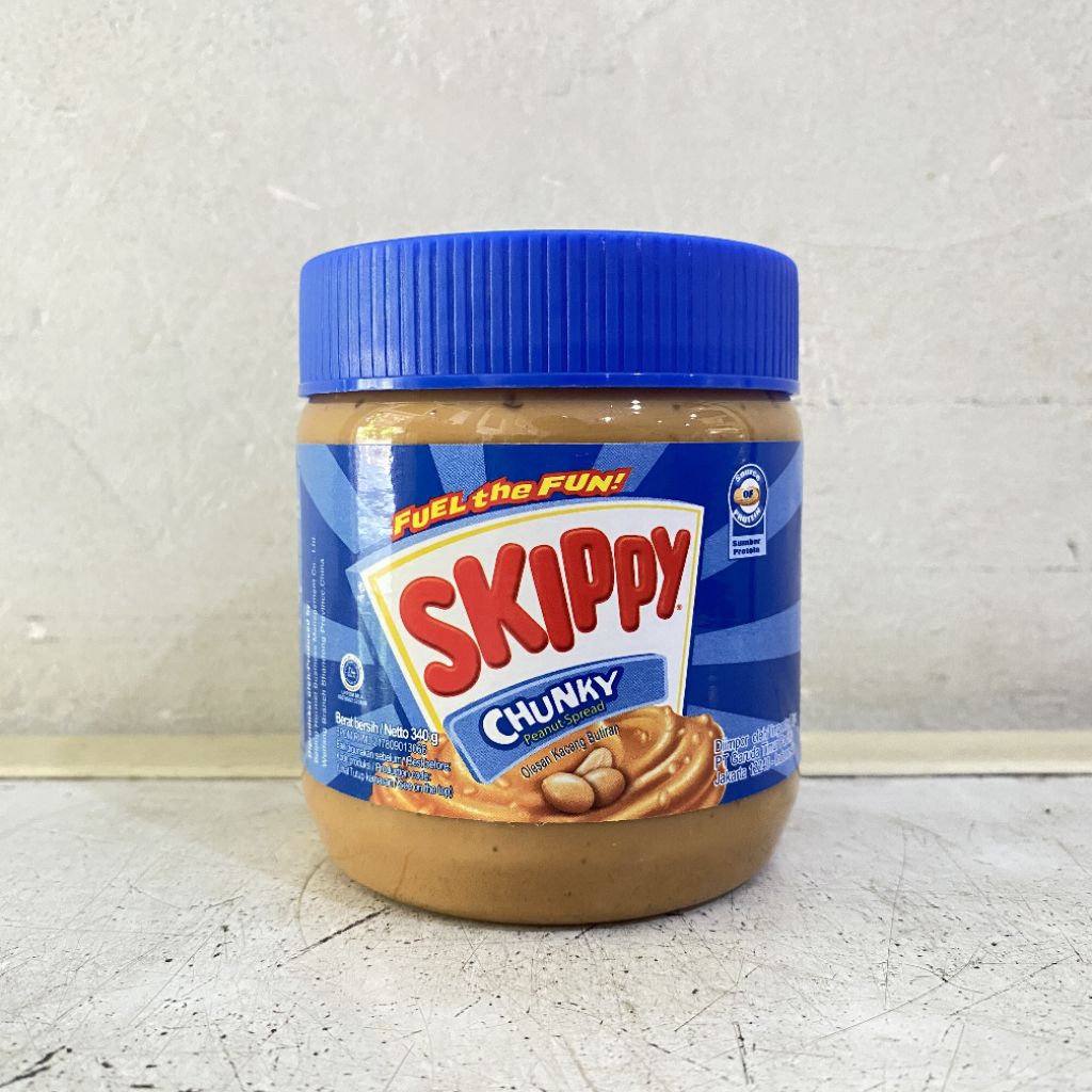 

Skippy peanut butter CHUNKY 340 gram | skippy selai kacang chunky | selai kacang