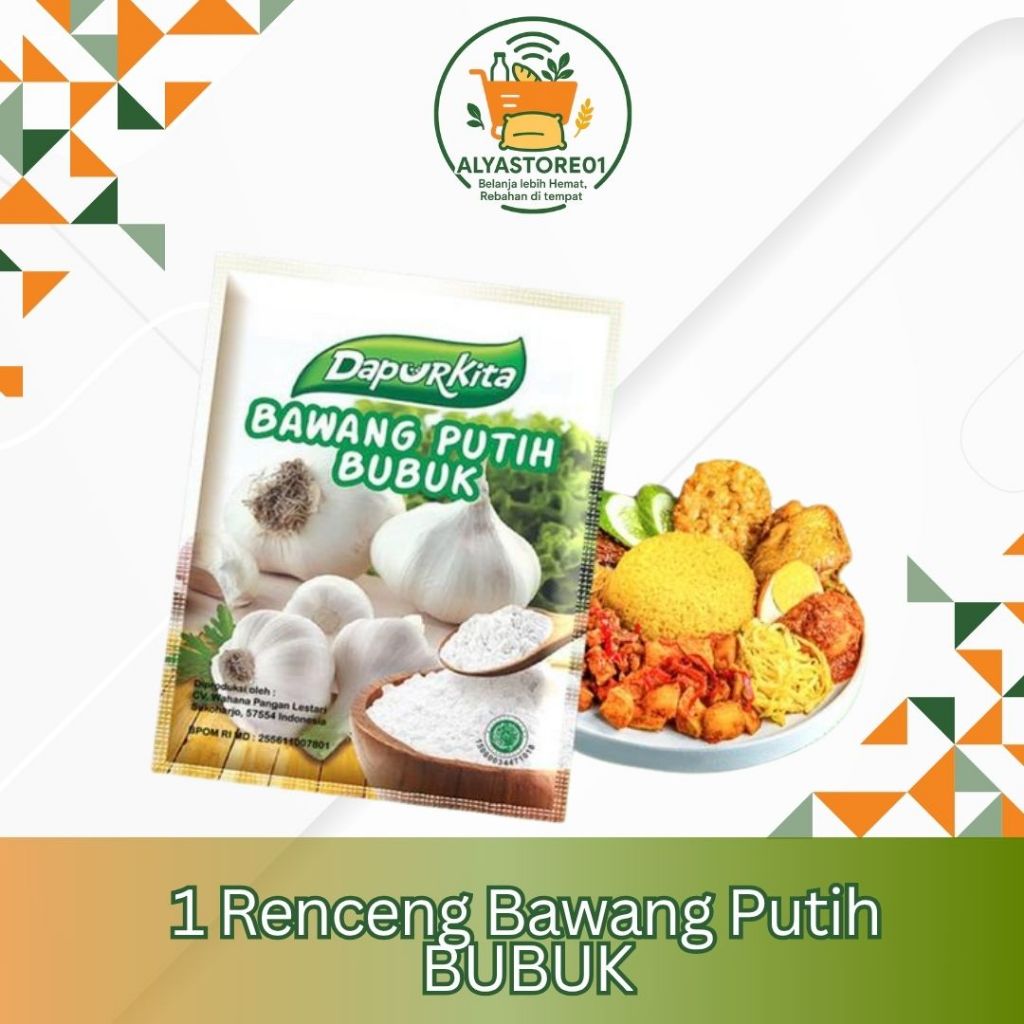 

12 SACHET BAWANG PUTIH BUBUK DAPUR KITA