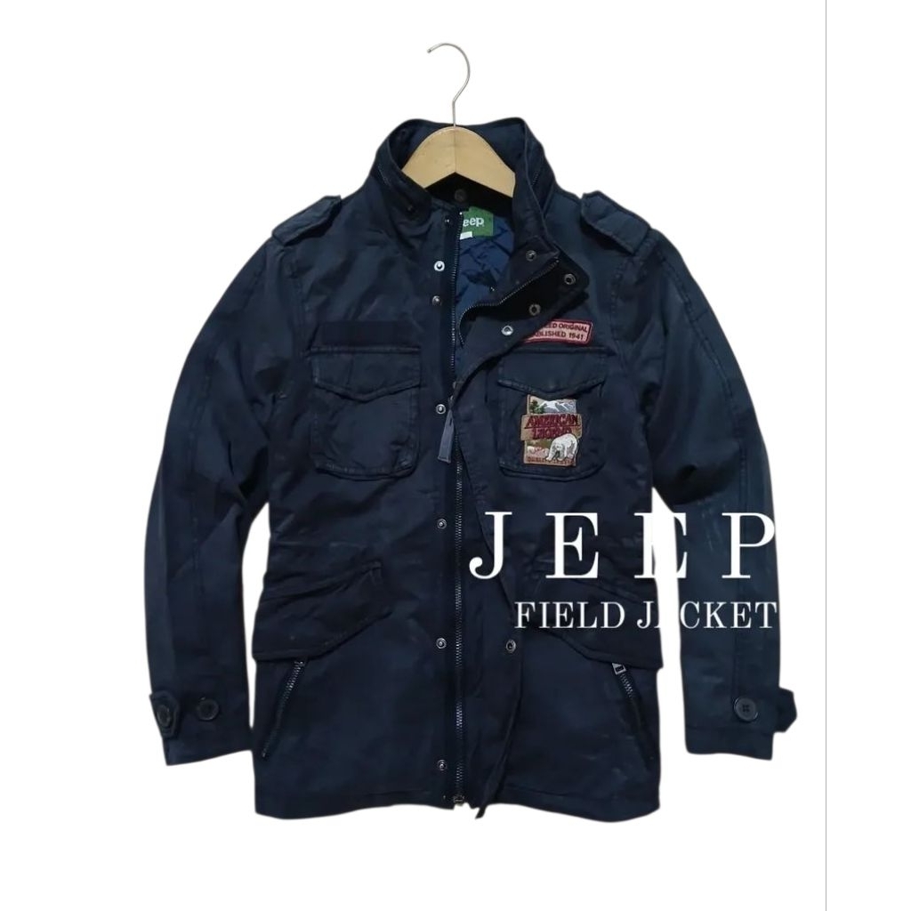 Jaket field M65 keren JEEP kanvas tebal second preloved