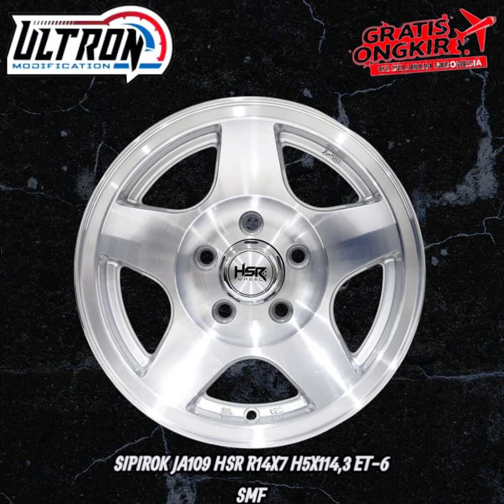 Velg Mobil R14 HSR SIPIROK Pelek Racing Ring 14 L300 Gran Maxx Luxio DLL