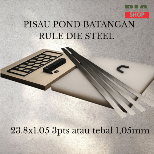 Pisau Pond / Rule Die Steel 3PTS – 23.8 x 1.05 mm