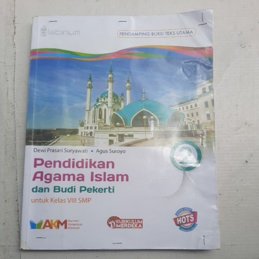 buku kelas 8 pendidikan agama islam penerbit platinum/tiga serangkai