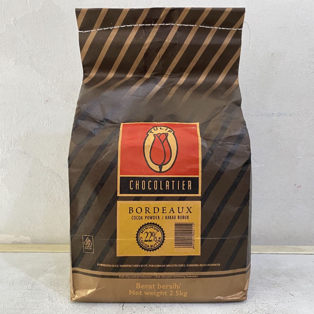 

Tulip bordeaux cocoa powder 2.5 kg | cokelat bubuk tulip