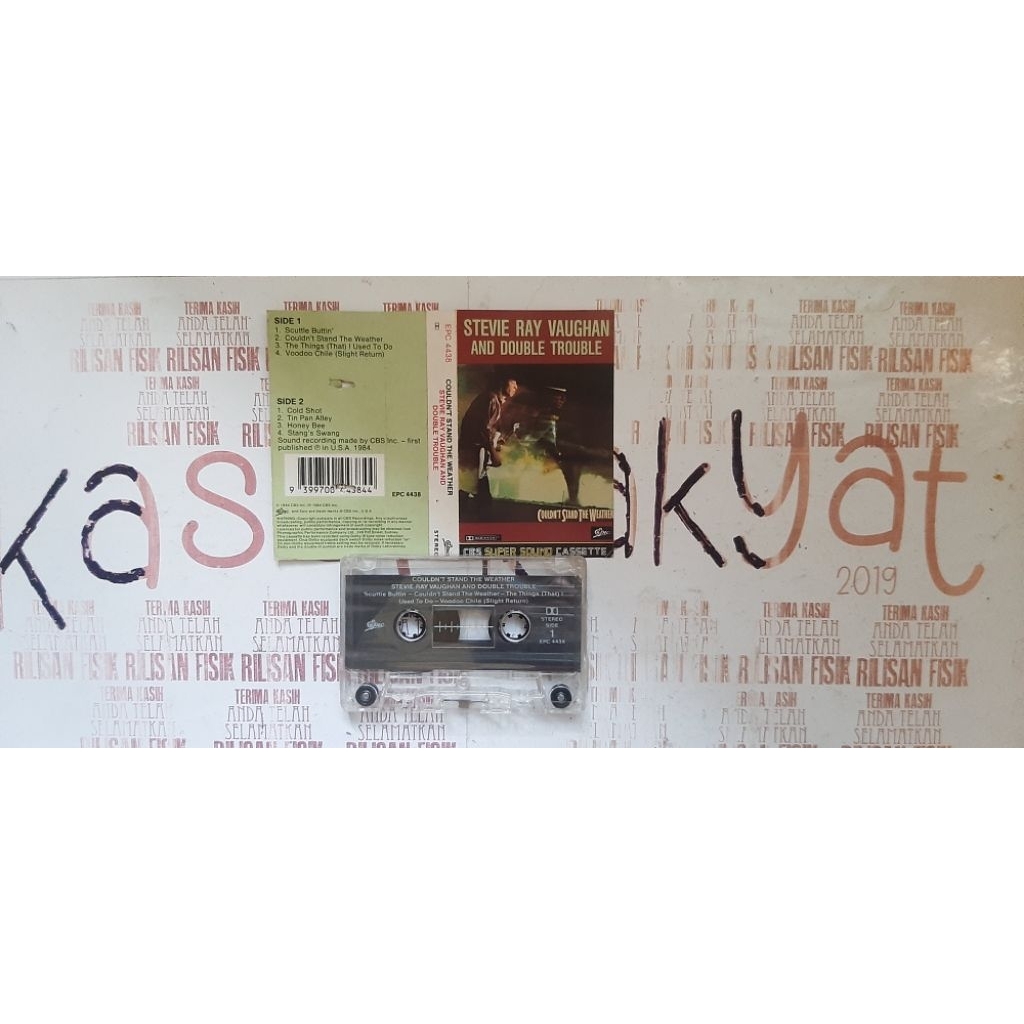 Kaset Pita Stevie Ray Vaughan Couldnt Stand The Weather