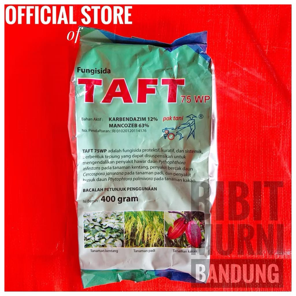 FUNGISIDA TAFT 75 WP 400 GRAM