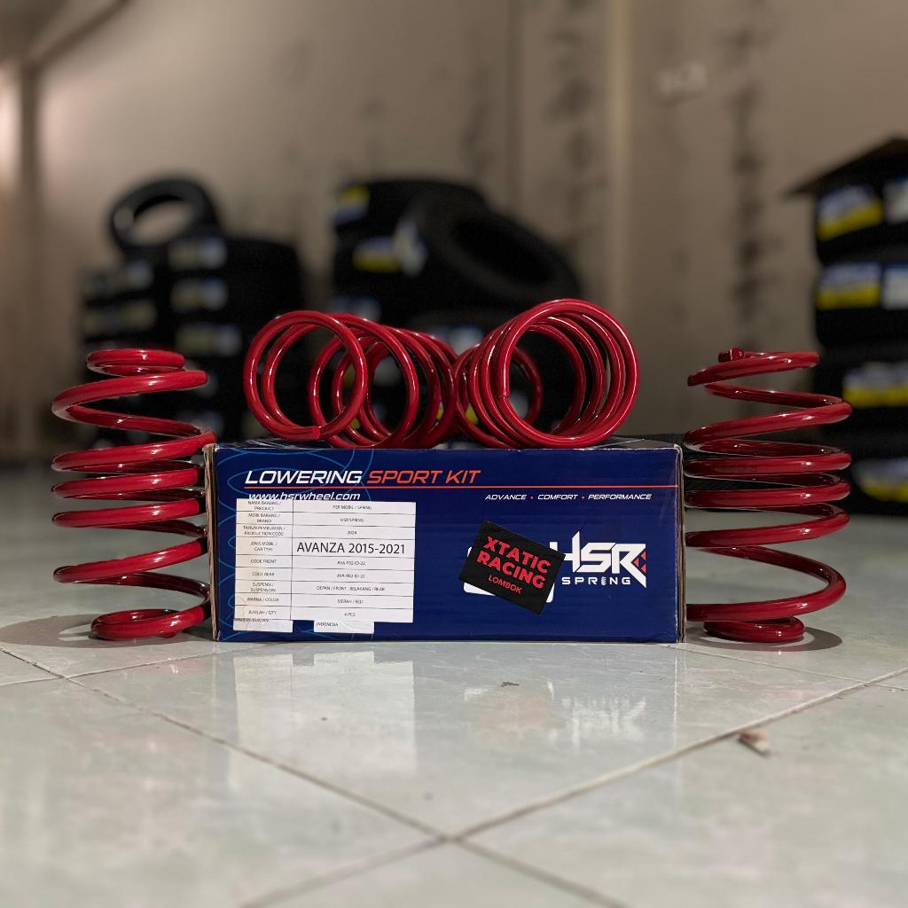 LOWERING KIT HSR RED TOYOTA AVANZA 2015-2021